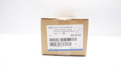 BD 305782 Eclipse Injection Needle with Luer-Lok Syringe 3ml 23G x 1 - Box of 50
